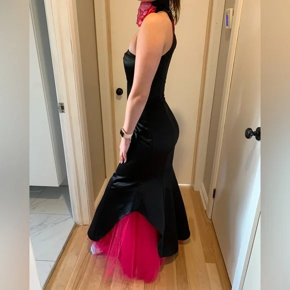 Black and Pink Gunne Sax Prom Dress - Picture 6 of 17